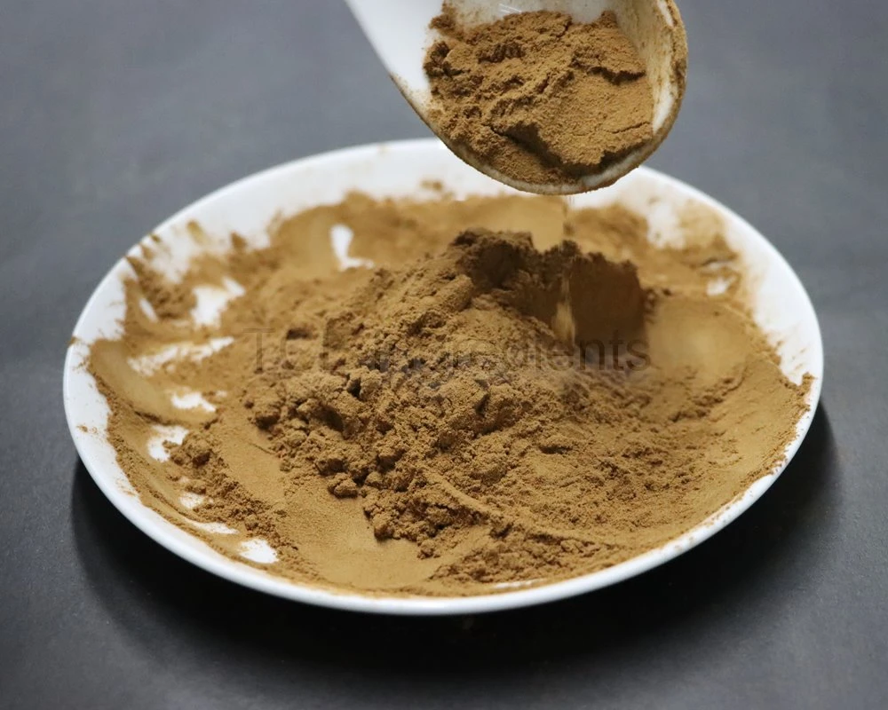 natural green tea extract brown fine powder